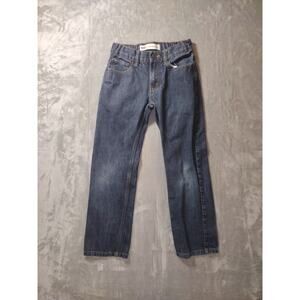 Levis 505 Boys Size 10 Regular Straight Leg Blue Regular Fit Elastic Waist